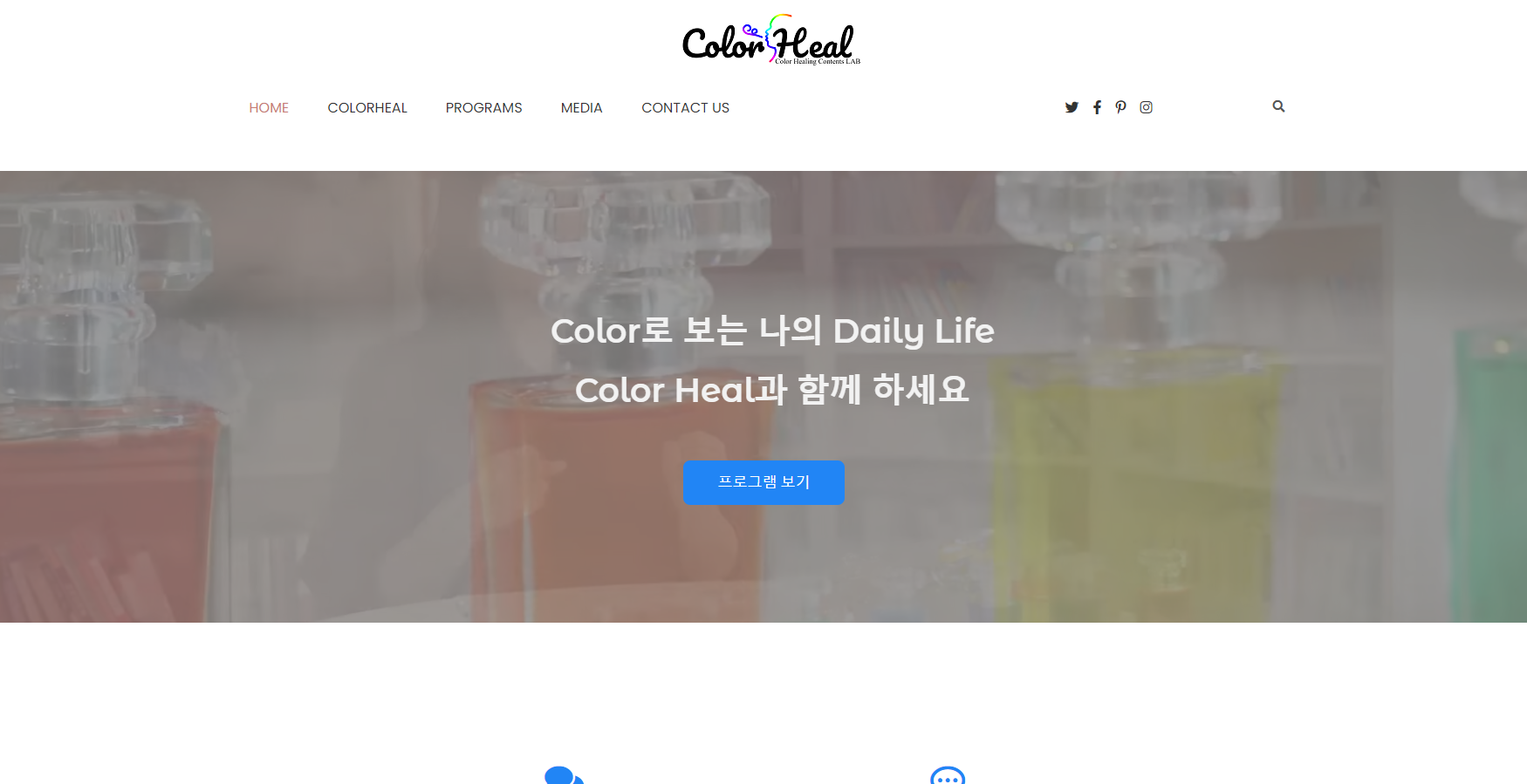 WordPress Website ('Colorheal Company')